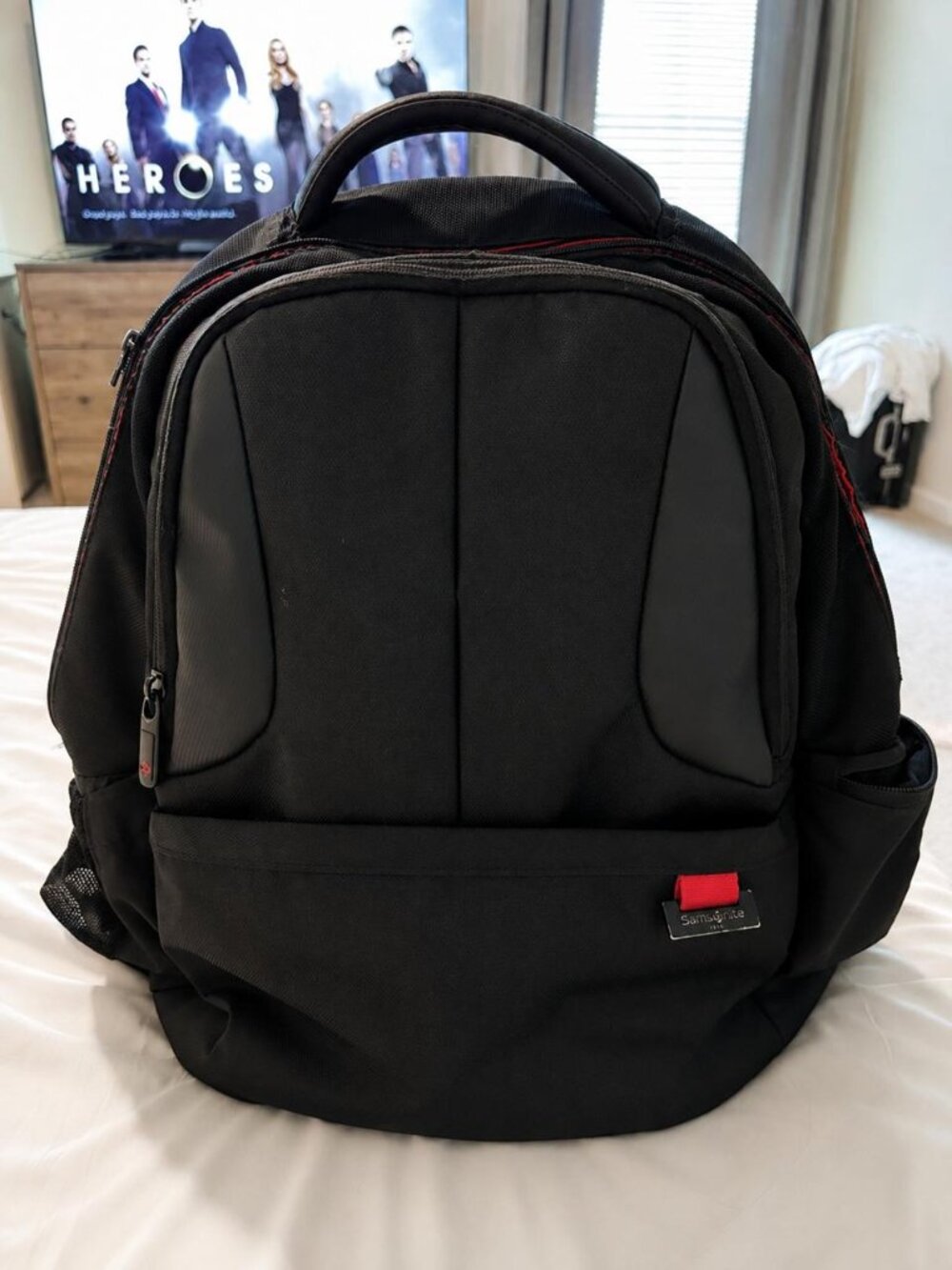 Samsonite Tectonic Black & Red Laptop Backpack 17”